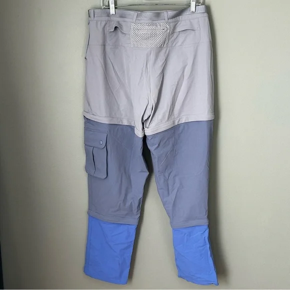 Outdoor voices rektrek zip off pants blue‎ grey medium hiking women’s - Picture 4 of 9